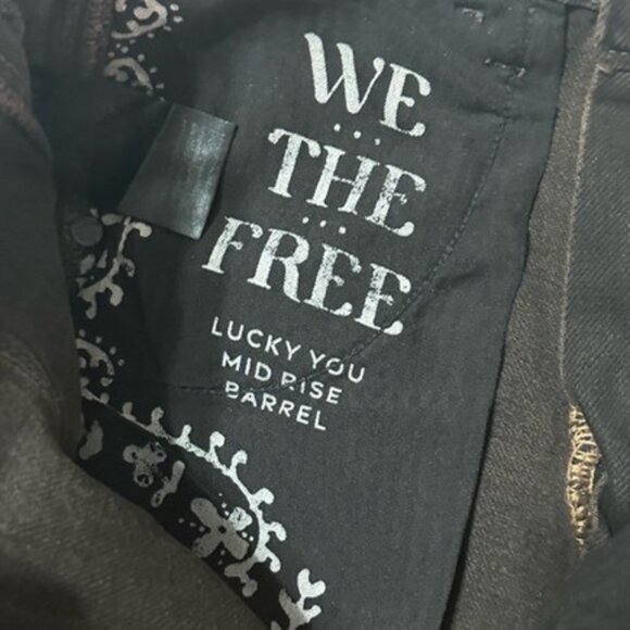 FREE PEOPLE BARREL JEANS 31 NWT - Picture 7 of 9